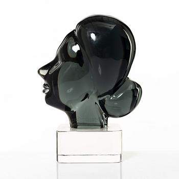 Archimede Seguso, skulptur, glas, Murano, Italien 1973.
