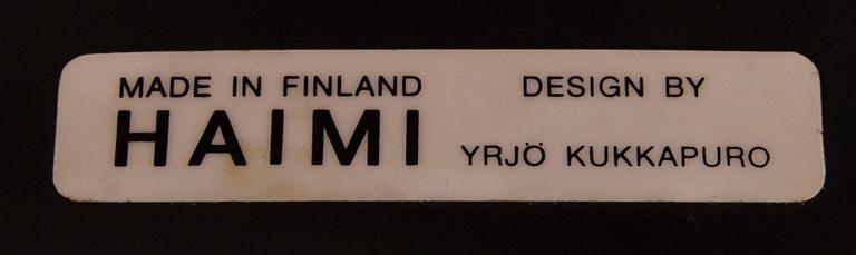 STOLAR, ett par, 415, Yrjö Kukkapuro, Haimi. Modellen formgiven 1965.