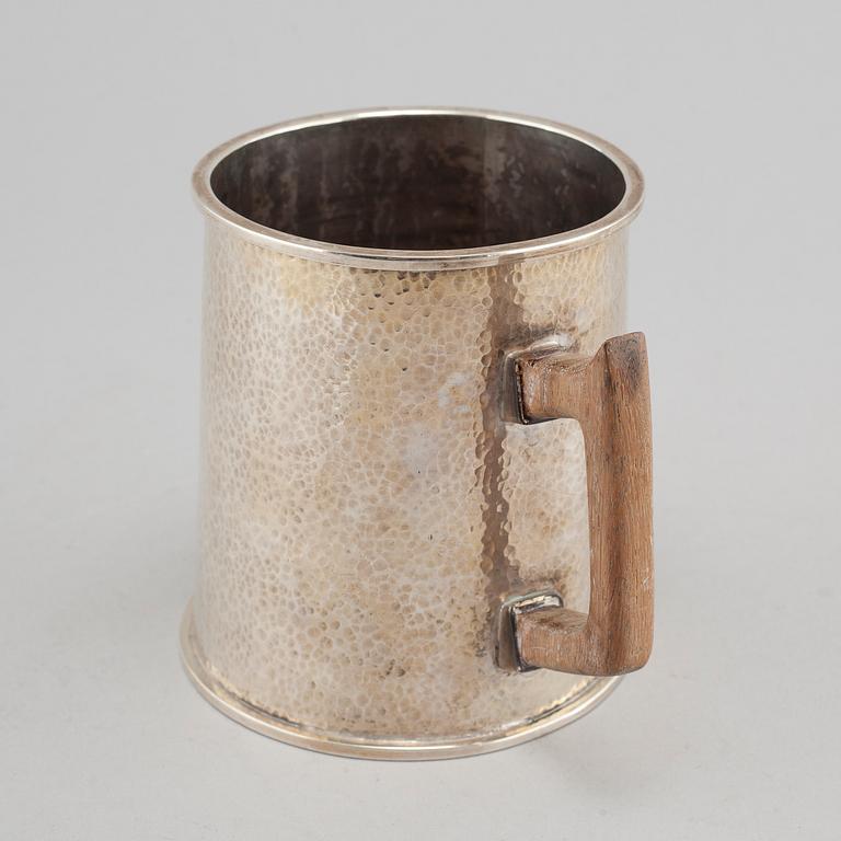 A silver mug from Gränna, Sweden, 1978.