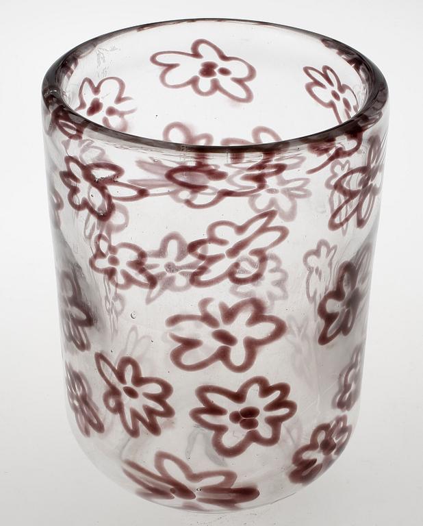 VAS, glas, Sofia Bergman. Signerad.