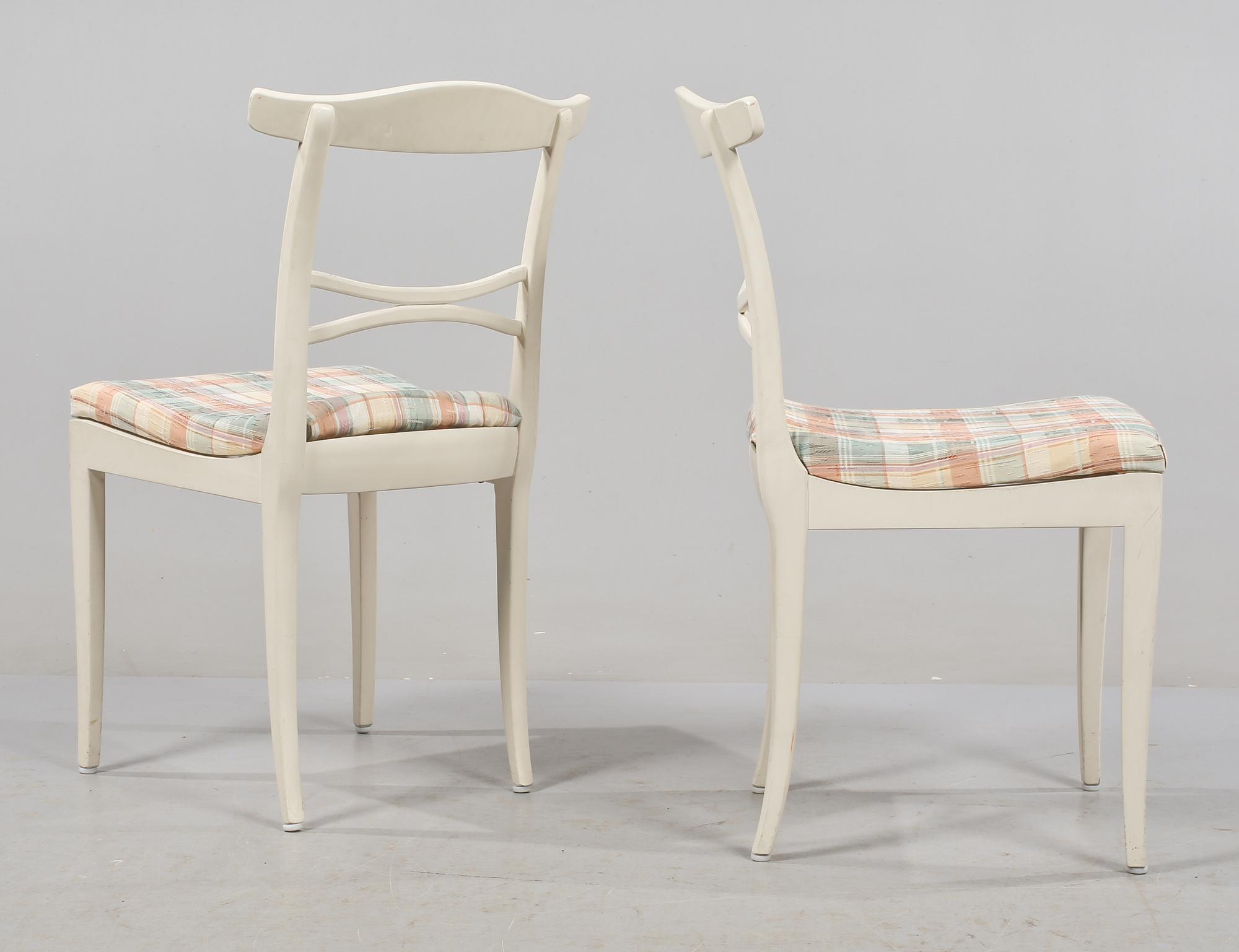 STOLAR, ett par, Carl Malmsten, Bodafors, 1960.