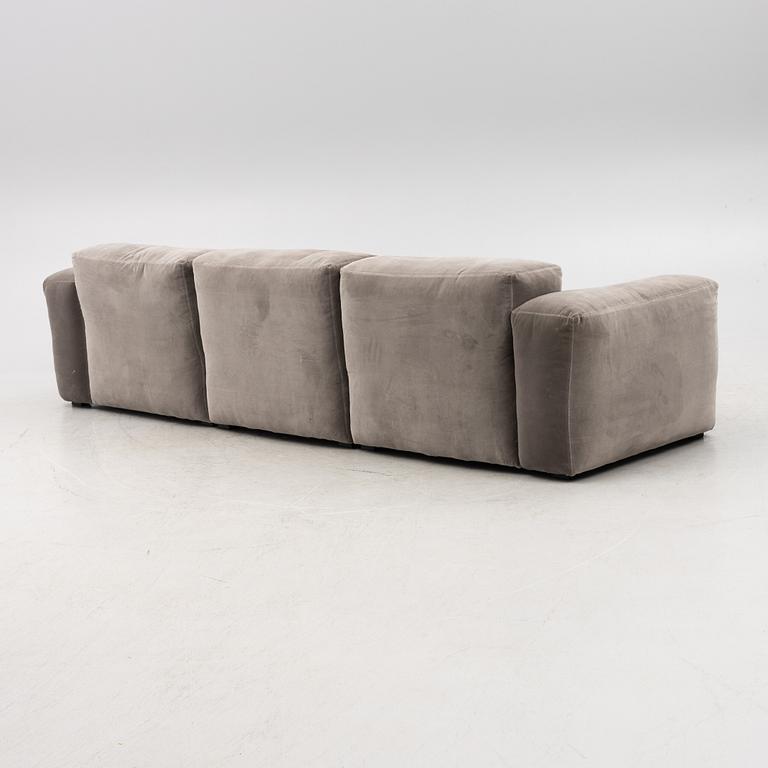 A "Mags" three-piece modular sofa from HAY, Denmark.