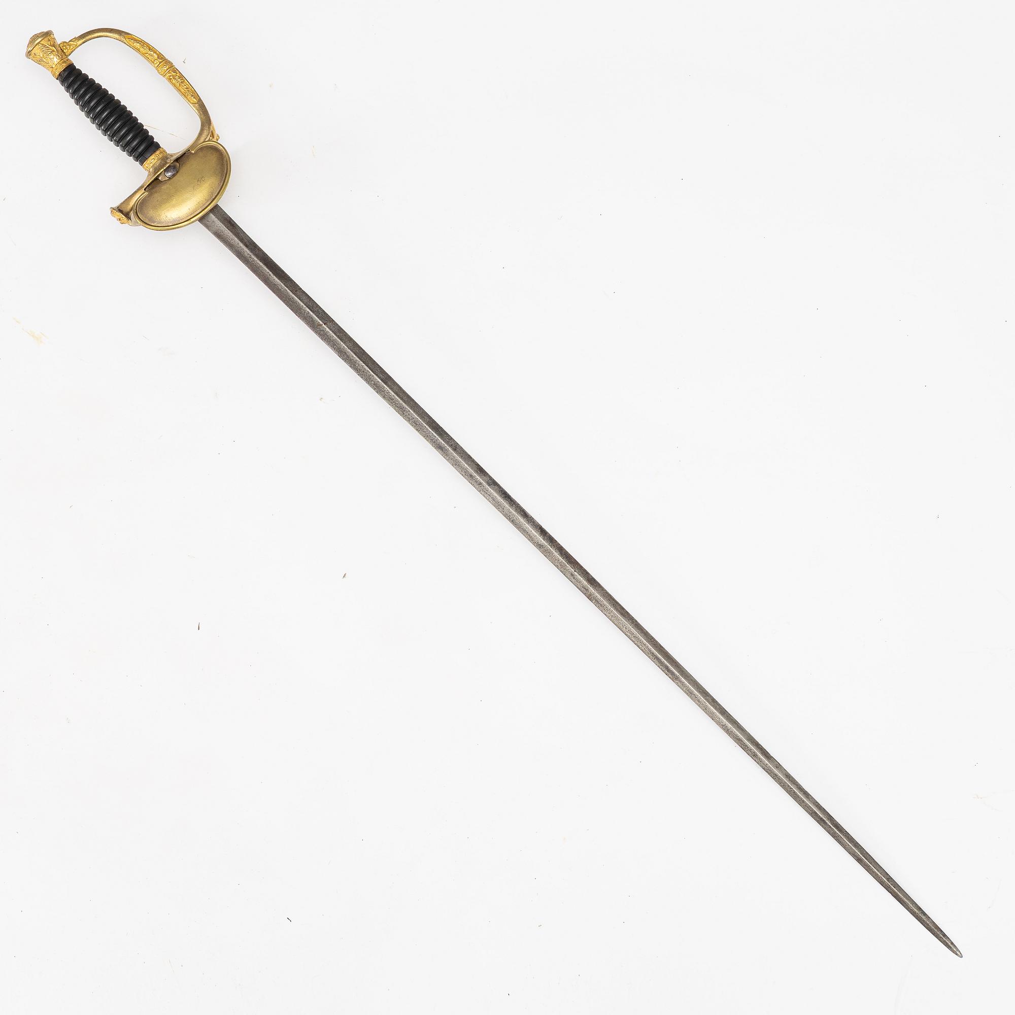 French sword, 19th century, for an officer.