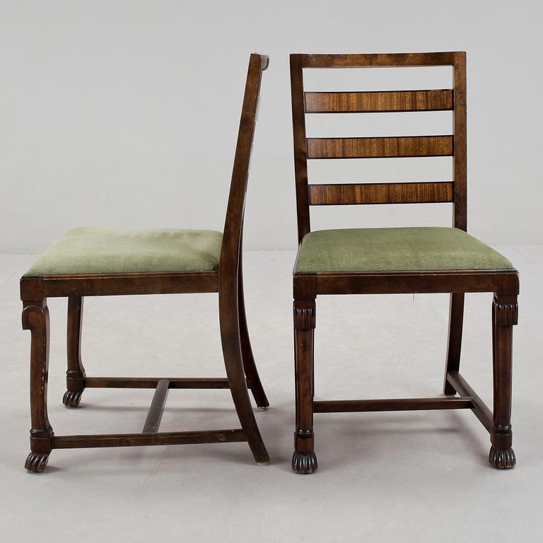 STOLAR, 4 st, troligen Erik Chambert, 1930-/40-tal.