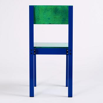 Fredrik Paulsen, a unique chair, "Chair One Open Air, Eternal Vegan Crystals", JOY, 2024.