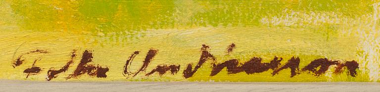 FOLKE ANDRÉASSON, oil on board, signed.