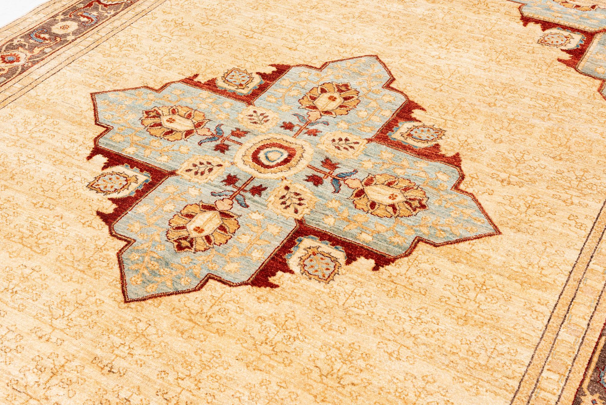 Oriental rug, probably Pakistan, approx. 337 x 247 cm.
