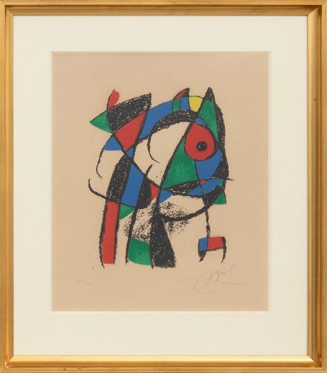 Joan Miró, Ur Lithographe II, utan titel.