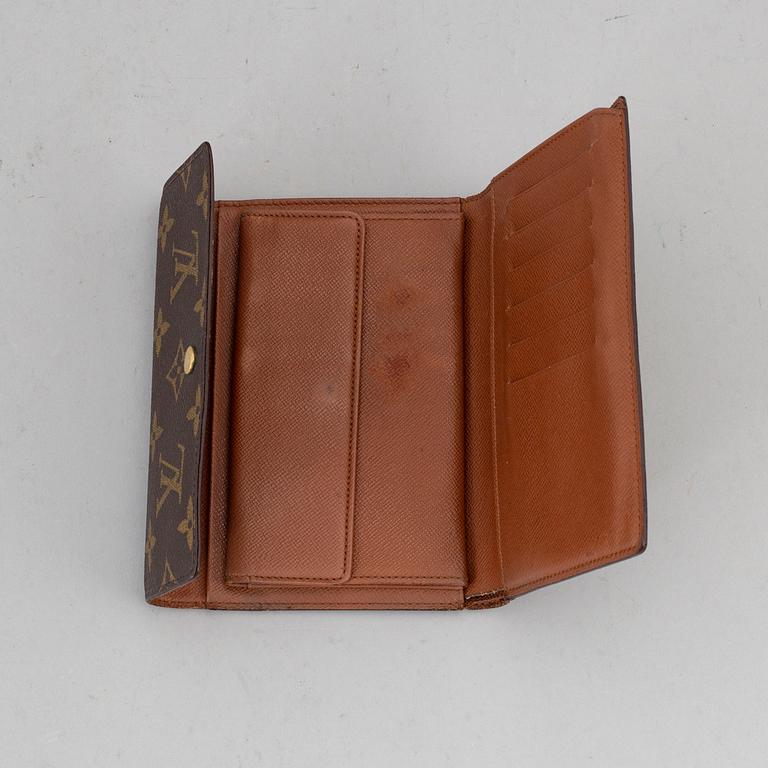 LOUIS VUITTON, a monogram canvas wallet.