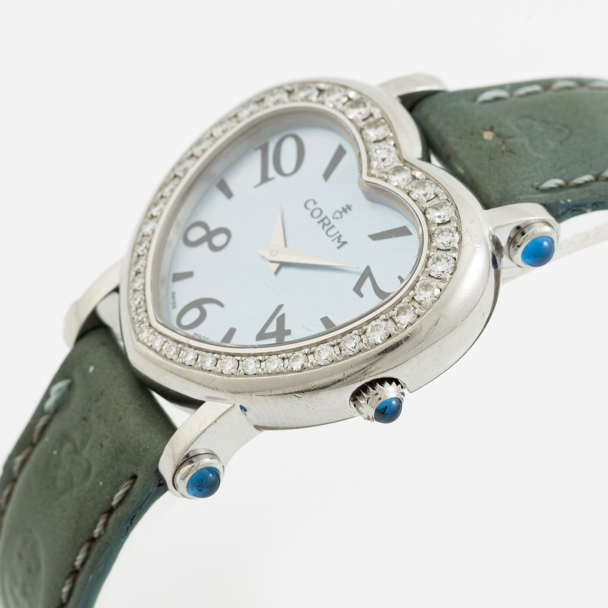 Corum, "Heart Beat", "MOP dial", armbandsur, 30 mm.