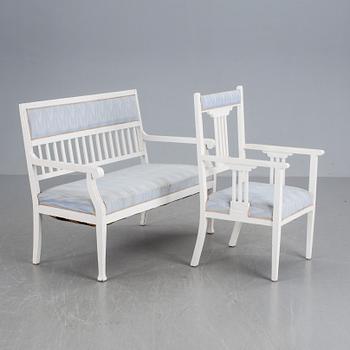 SOFFA samt KARMSTOL, jugend.