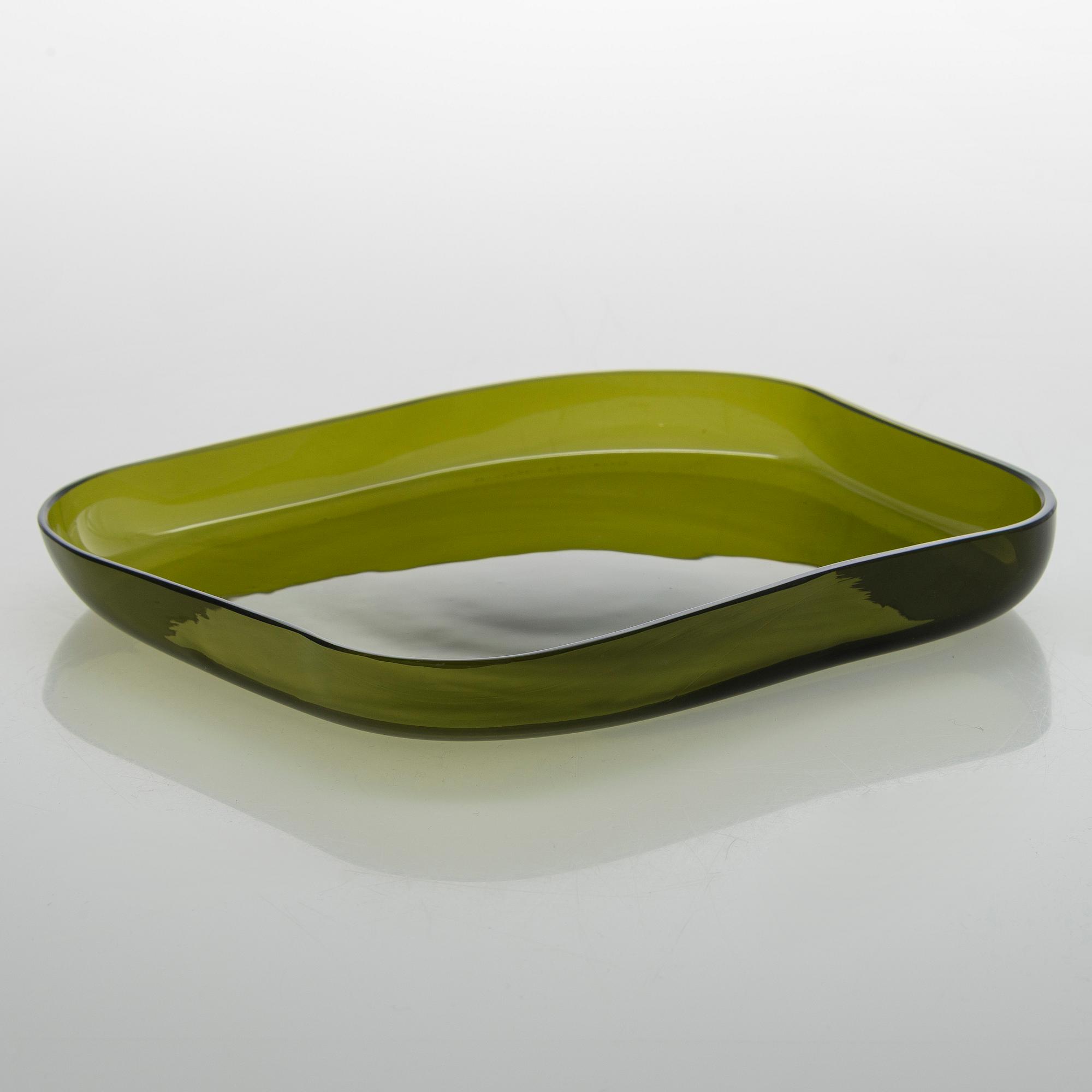 Alvar Aalto, lautanen, malli 3900-40, signeerattu Alvar Aalto Iittala -56.