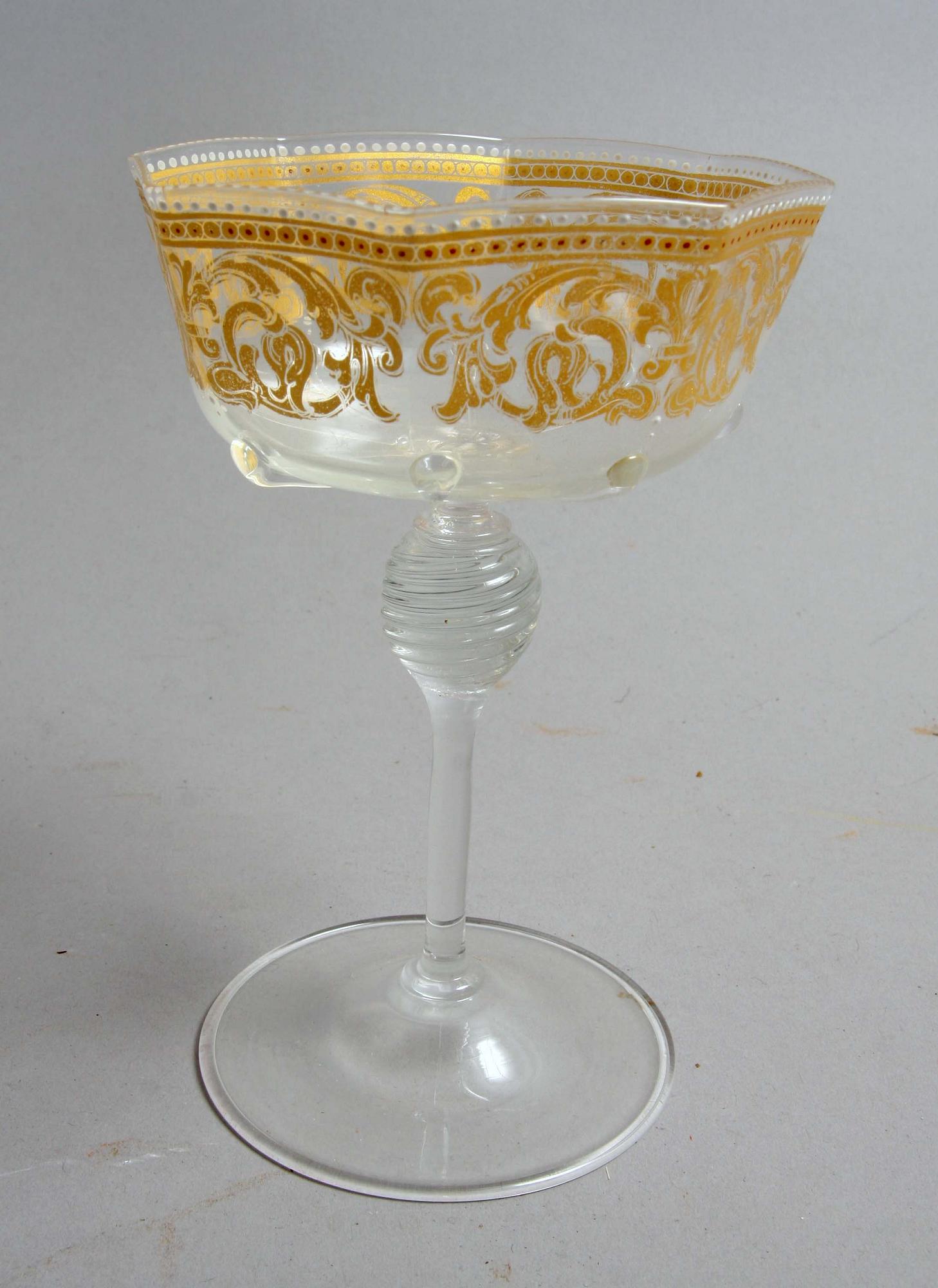 GLASSERVISER, 22 delar, bl a Murano.