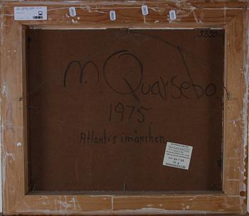 QVARSEBO, MICHAEL, olja på panå, sign o dat 1975.