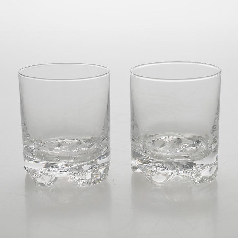 Tapio Wirkkala, whiskyglas,"Gaissa" 13 st,  Iittala 1960-tal.
