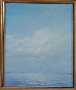 ARNOLD LINDBLOM, olja på duk, sign. 1998.