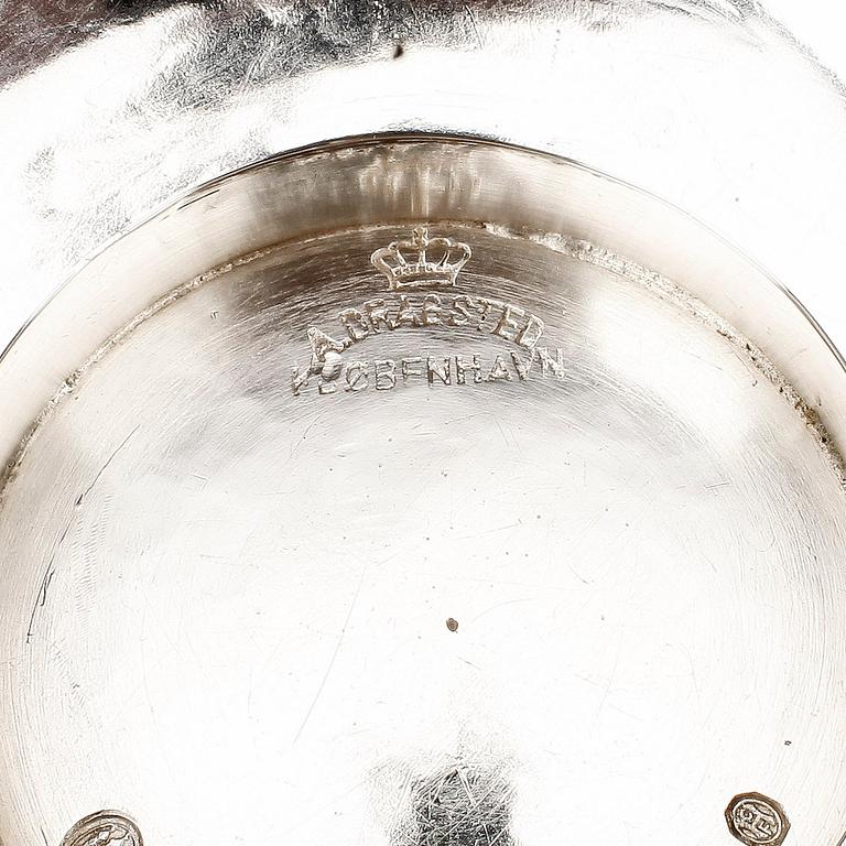 SKÅL, silver, A. Dragsted, Köbenhamn, Danmark 1916. Vikt ca 773 gram.