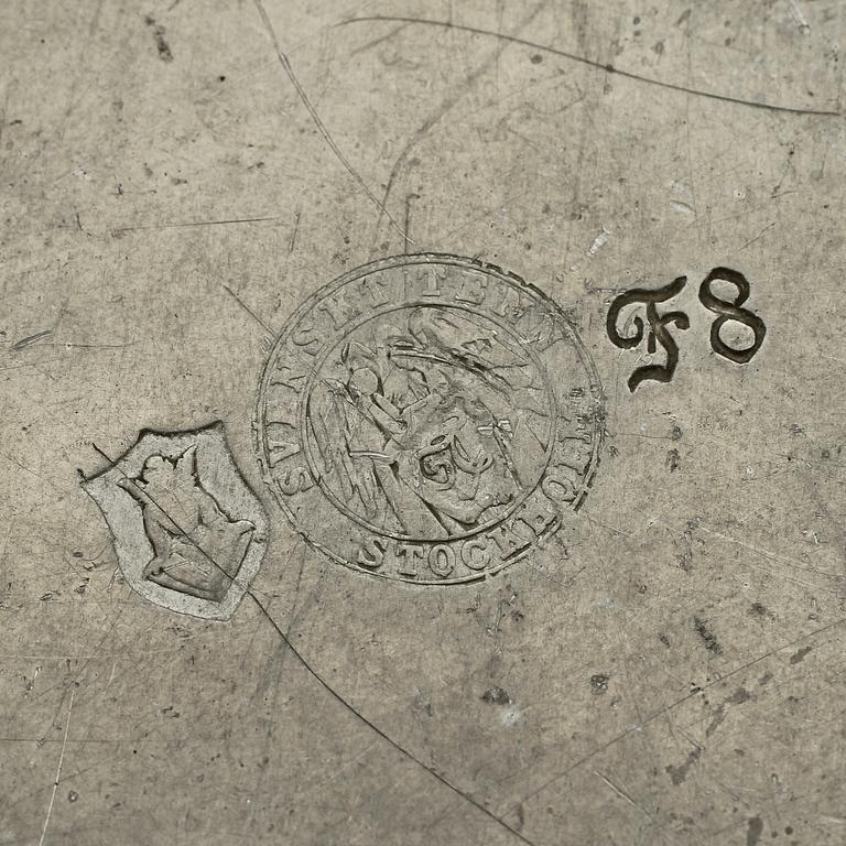 SKÅL, tenn, Firma svenskt tenn, 1932.