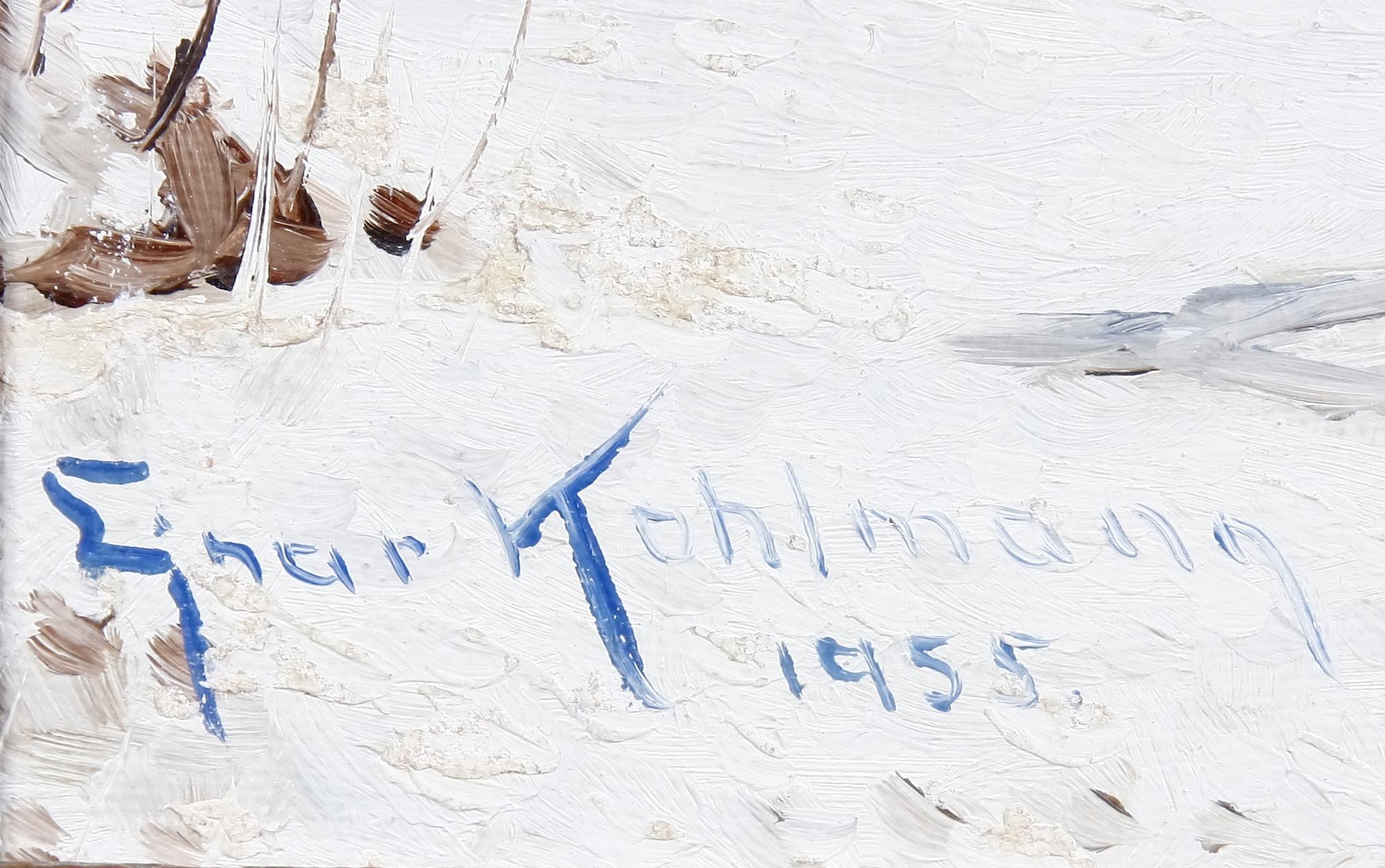 EJNAR KOHLMANN. Olja på duk, sign. o dat. 1955.