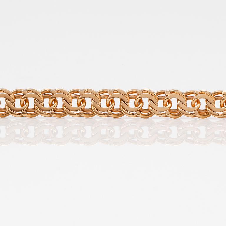 ARMBAND, 18K guld, svenska stämplar, 1965. Vikt ca 22 g.