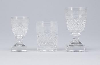 GLASSERVIS, 20 delar. "Kent", Elis Bergh, 1900-tal.