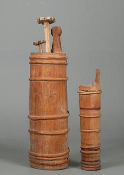 SMÖRKÄRNOR 2 st, Finland, 1800-tal.