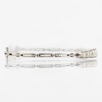 Bracelet, 18K white gold with brilliant-cut diamonds.