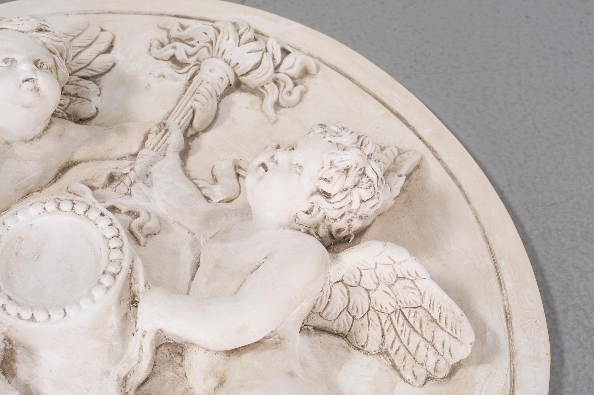 A stucco ornament in plaster, second half of the 20th century.