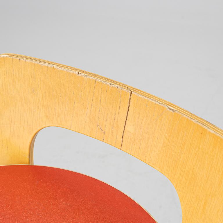 Alvar Aalto, four 'K65' bar stools, Artek, Finland, 2002.