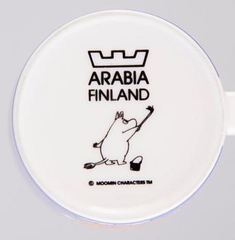 MUUMIMUKEJA, 25 kpl, posliina, Moomin Characters, Arabia 1996-2018.