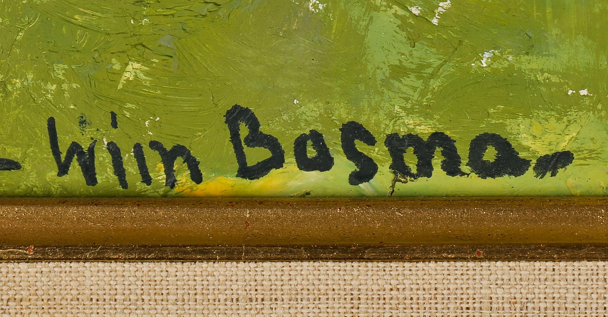 WIM BOSMA, olja på pannå, signerad.