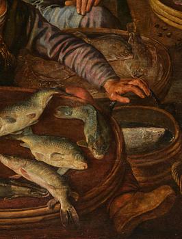 Joachim Beuckelaer, A fish market outside the city gate of Antwerp.