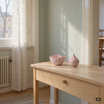 Stig Lindberg, Bonbonjär och skål, fajans. Gustavsberg Studio.