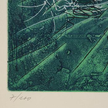 Roberto Matta, "Explose" from "Hom'mere".