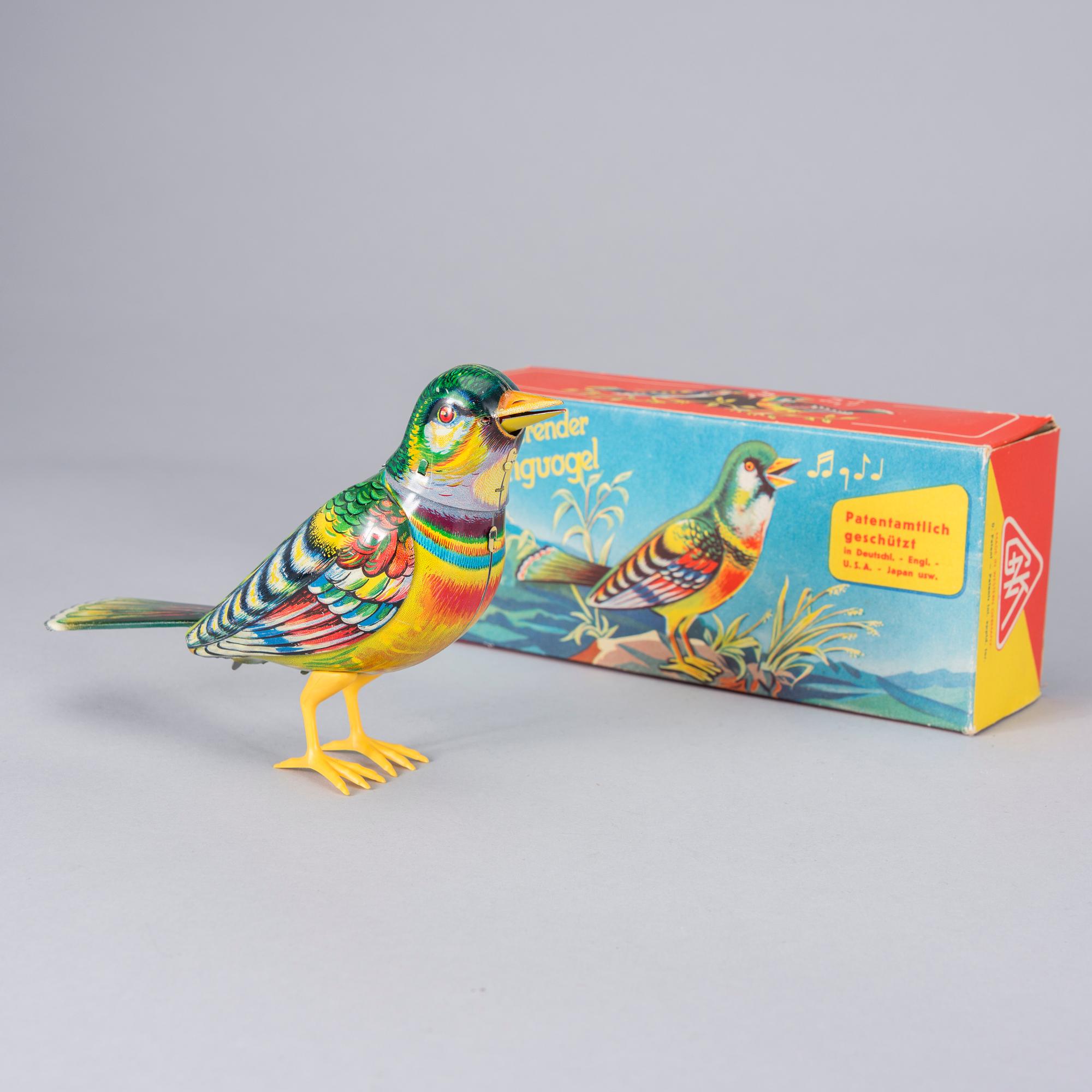 PARTI LEKSAKER, 5 st, bl a trä och plåt, Brio, Lego, Mamod m fl. 1950-60-tal.