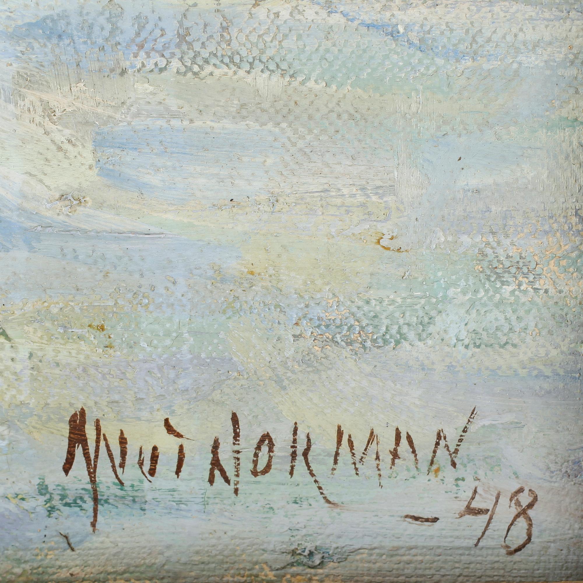 KNUT NORMAN, olja på duk, signerad o daterad -48.