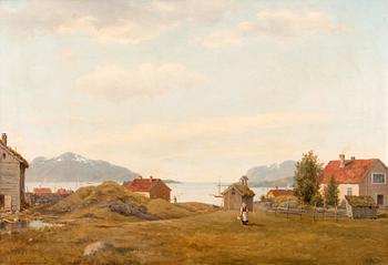 55. Oscar Kleineh, FJORD VIEW.