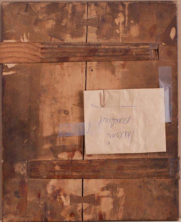 IKON, Tempera på pannå, Ryssland, 1800-talets sista kvartal. Risa, silver. Mästare Ivanov M.I. Sankt Petersburg, 1880.