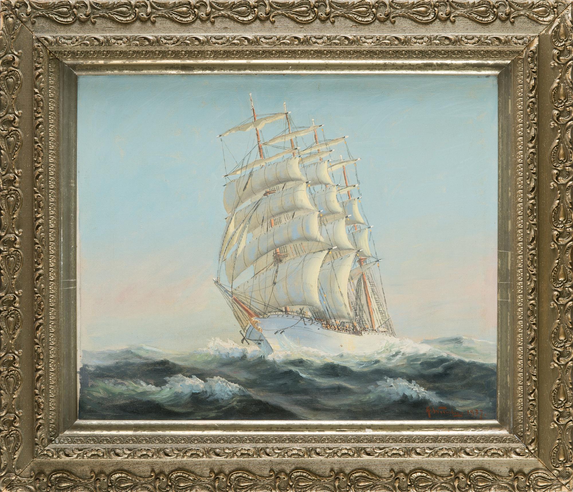 Alexander Williams, Segelfartyg.