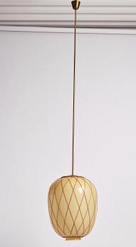 Harald Notini, taklampor, ett par, modell "11555", Arvid Böhlmarks Lampfabrik, Stockholm, 1940-tal.