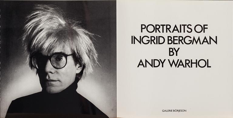 BOK, "Portraits of Ingrid Bergman" Andy Warhol. Galerie Börjesson.