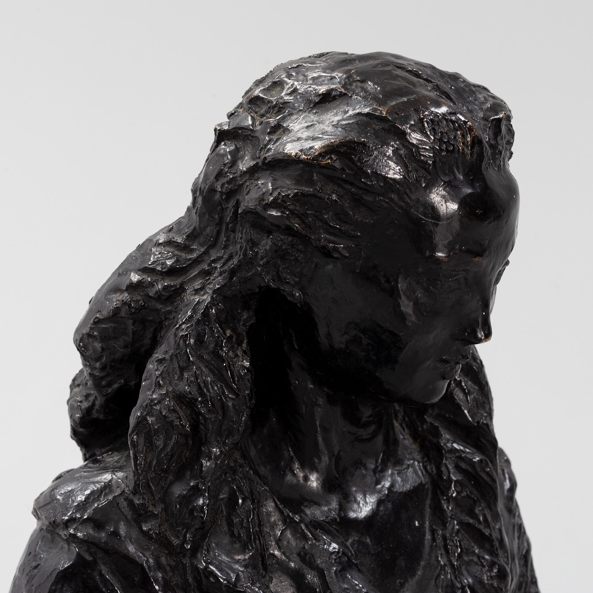 Paul Cornet, bronze, signed, foundry mark.
