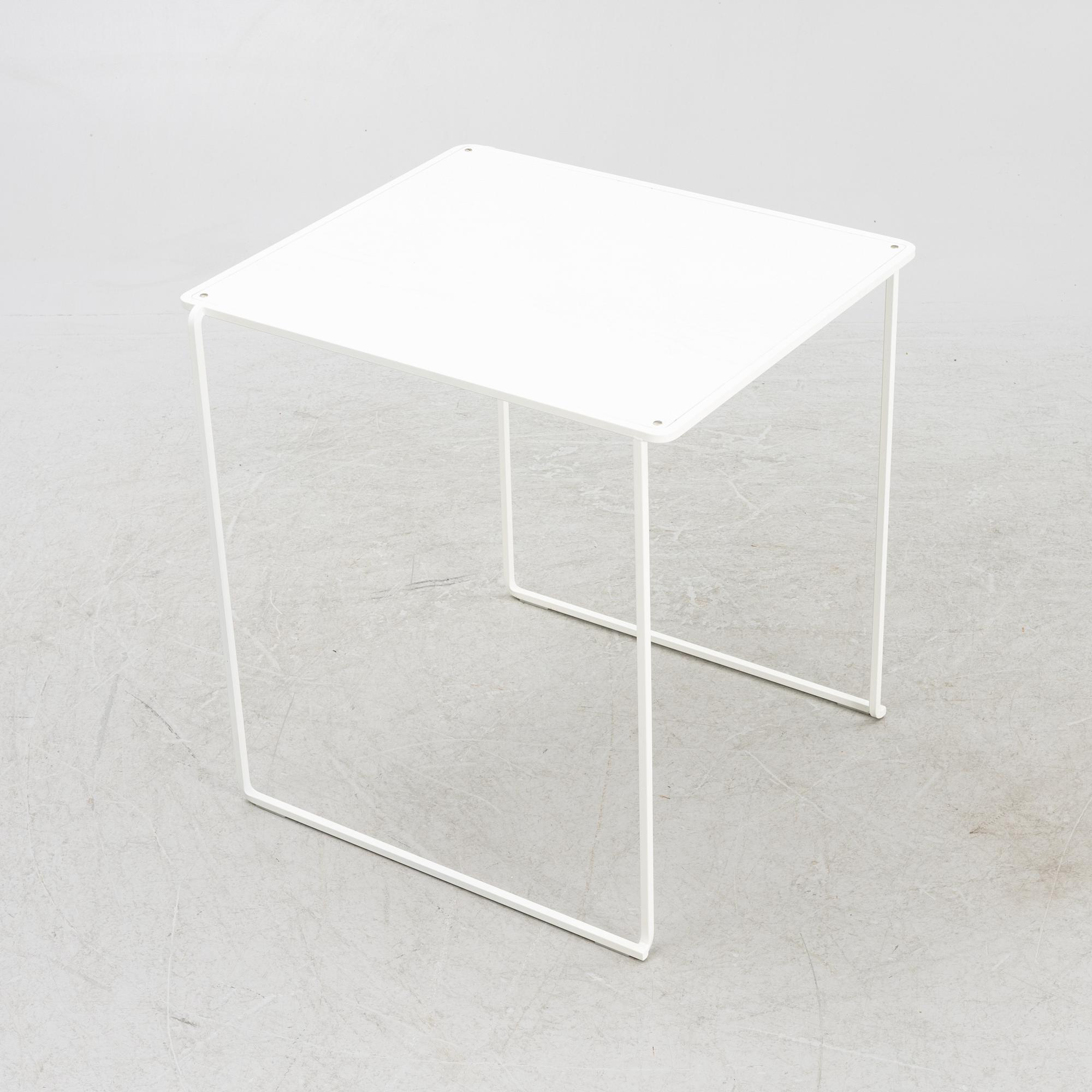 Pierre Sindre, a table and a pair of chairs, "Brokk" & "Sindre", Källemo.