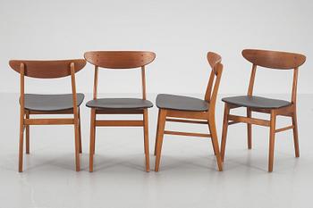 STOLAR, 4 stycken Farstrup, 1950/60-tal.