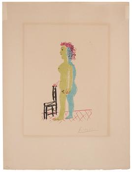 951. Pablo Picasso, "Nu à la chaise".