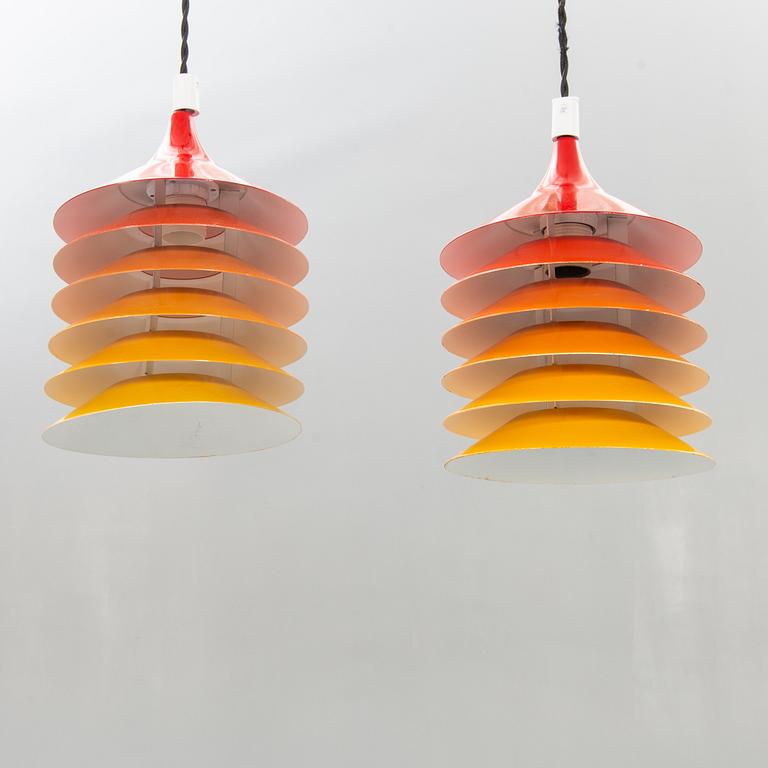 IKEA, lamps, a pair, "Duet" Ikea, 1970s.