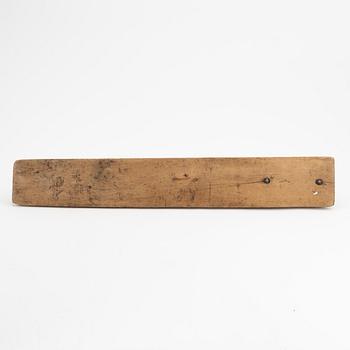A set of four pieces of Swedish provincial handicraft, 19th century.