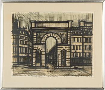 Bernard Buffet, "La porte Saint-Martin".