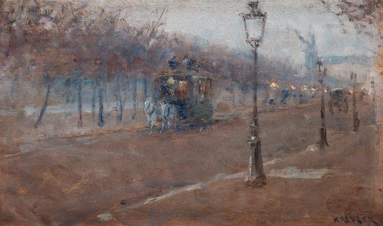 Nils Kreuger, Boulevard scene, Paris.