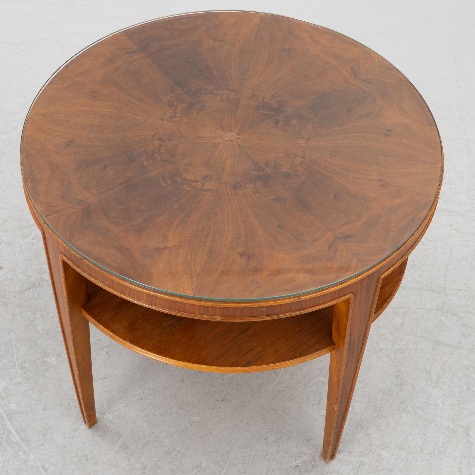 A coffee table, Ditzingers, 1940s.